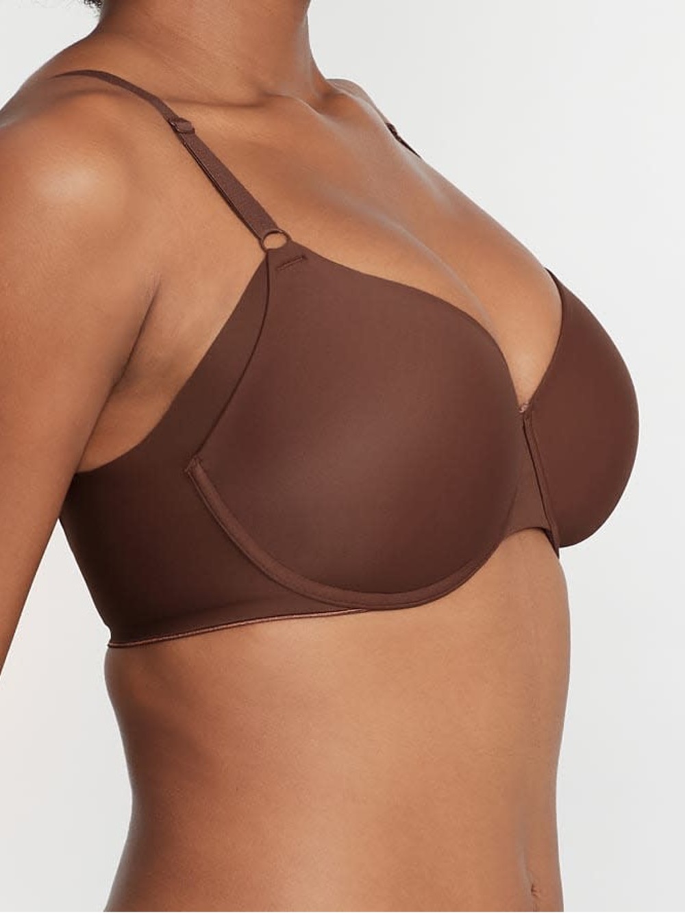 Reveal Lingerie NWT Everyday Essential Side Smoothing T-Shirt Bra Coco Brown 38C
